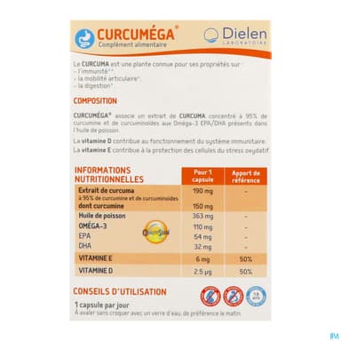 CURCUMEGA DIELEN CAPS 60