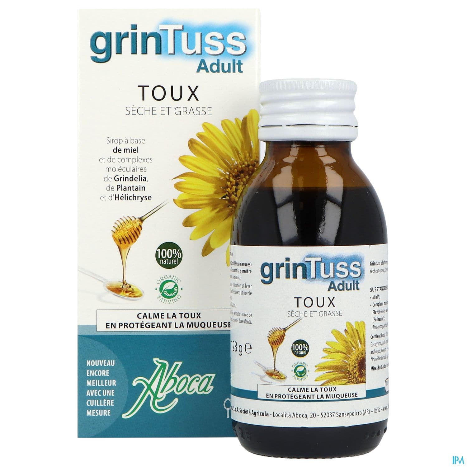 GRINTUSS TOUX SIROP ADULTE 128G