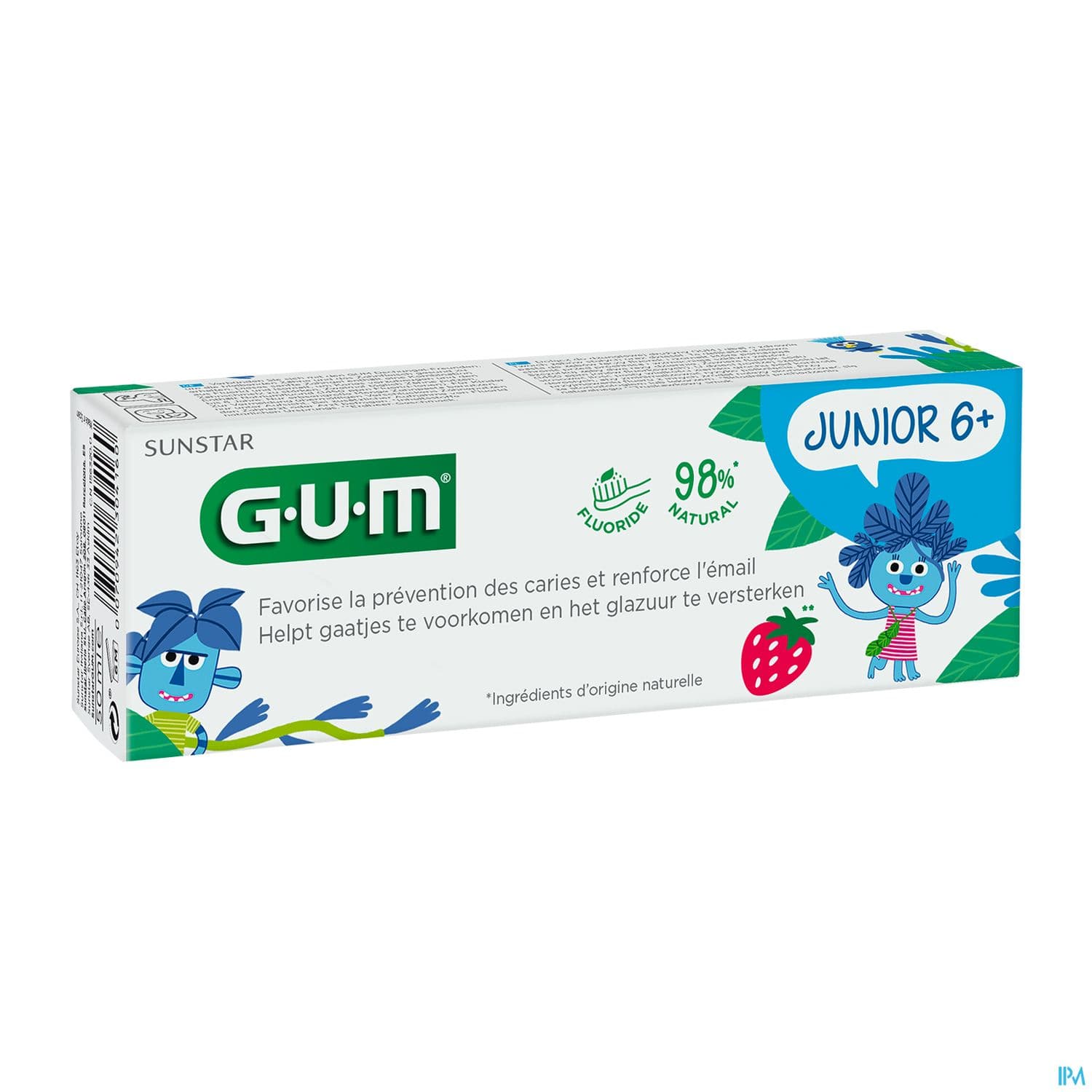 GUM DENT JUNIOR 6+ FRAISE 50ML