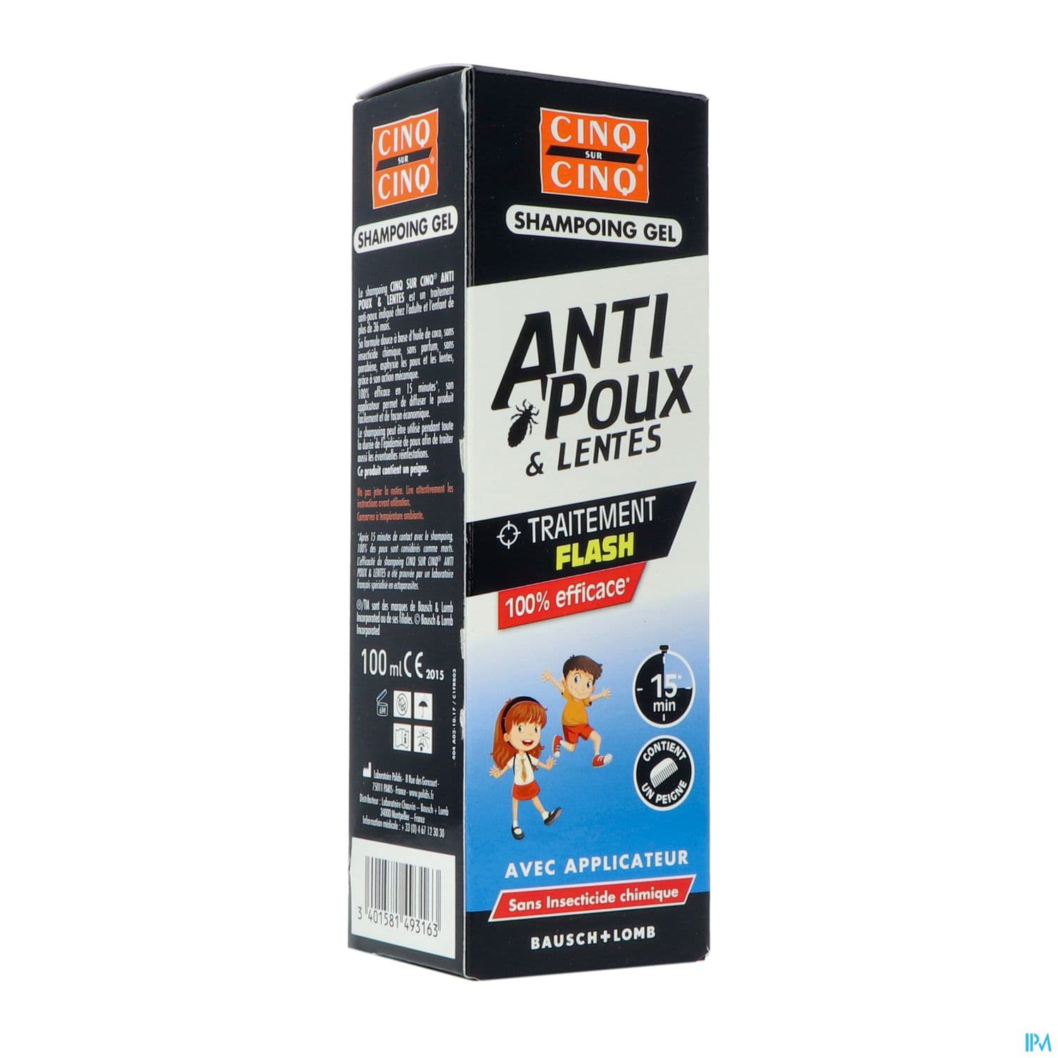 CINQ/CINQ SH NATURA A/POUX100ML