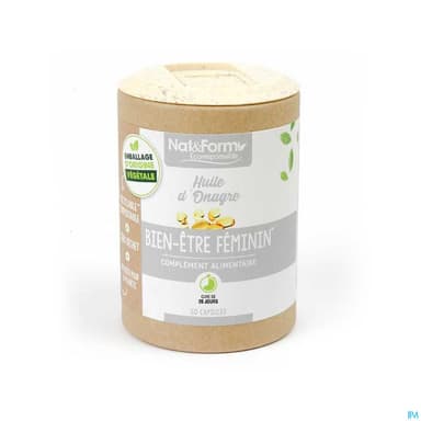 Nat Et Form Ecoresponsable Huile Onagre Bio Capsule 120