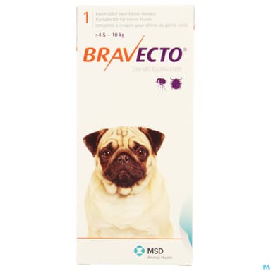 BRAVECTO CHIEN 4,5KG-10KG CPR 1