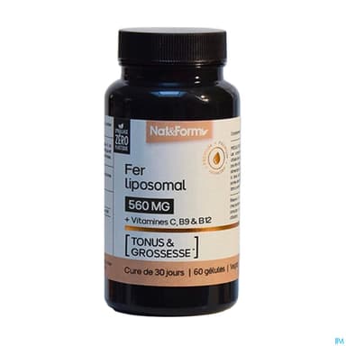 Nat Et Form Fer Liposomale Gelule Vegetale 60
