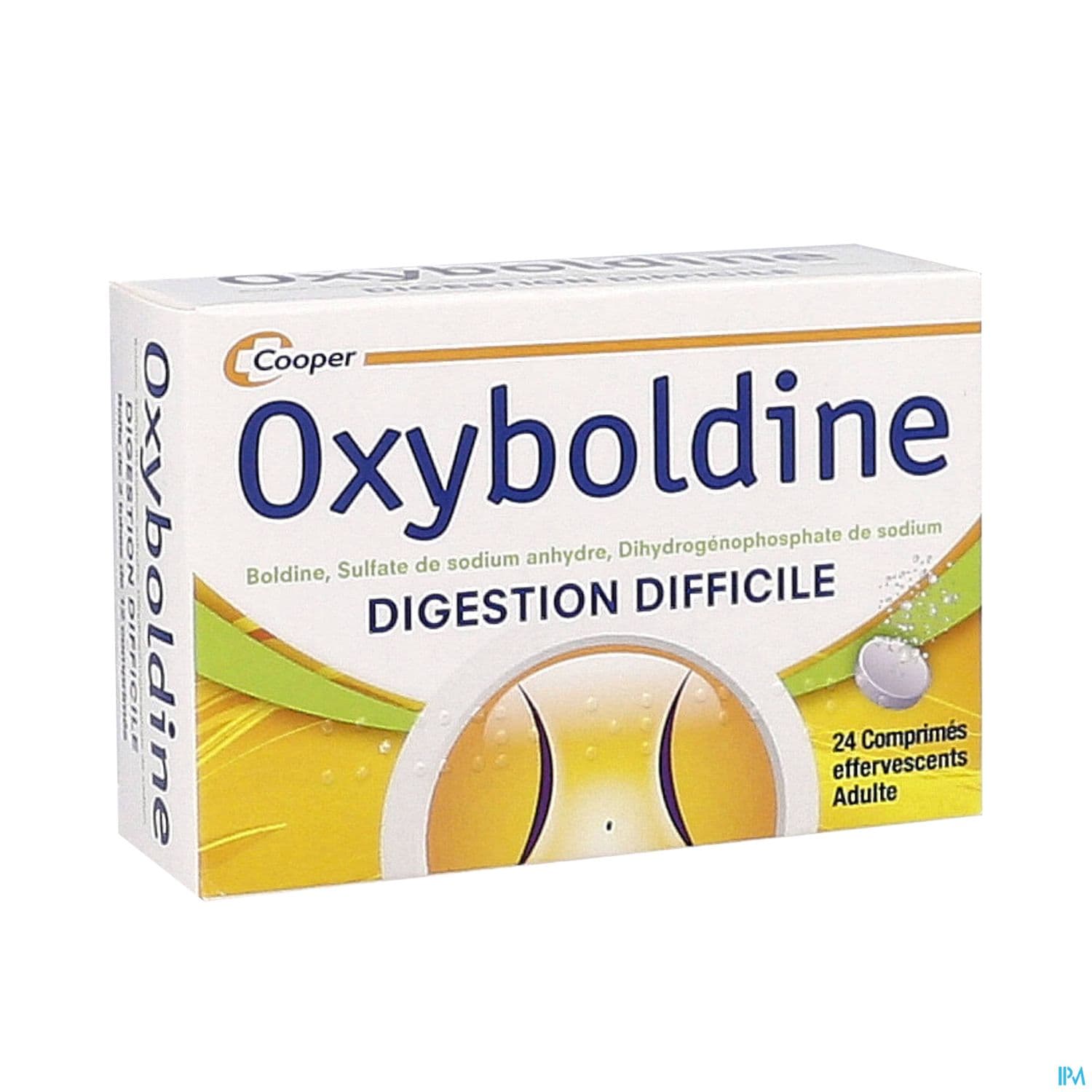 Cooper Oxyboldine Comprime Effervescent 24