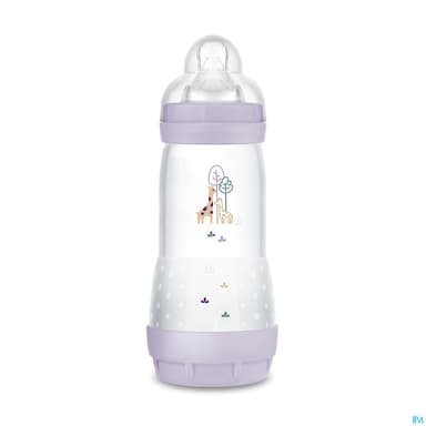 MAM BIB E ST A/COL LILAS D3 320ML
