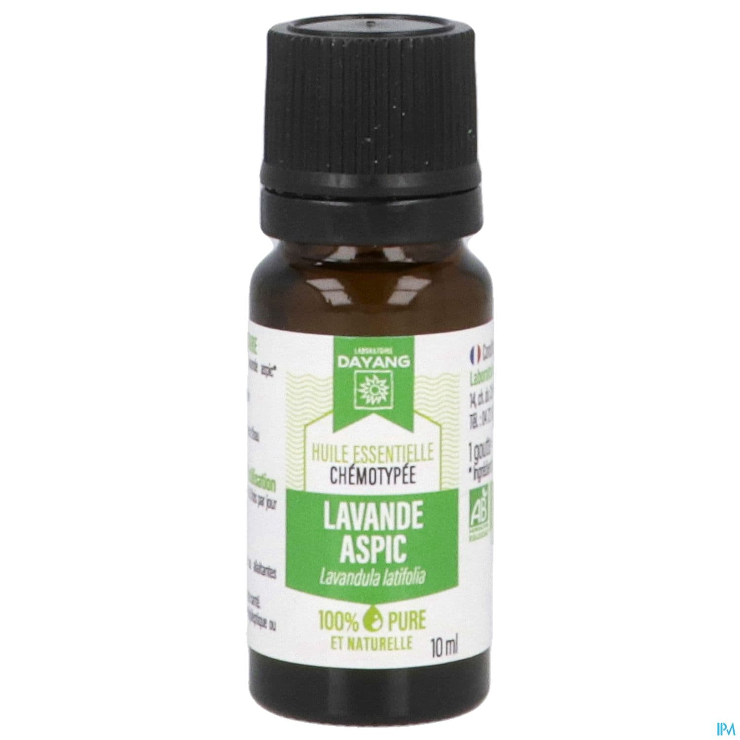 Dayang Huile Essentielle Lavande Aspic Bio 10ml