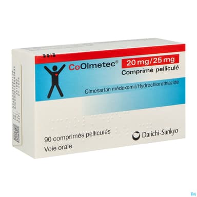 Coolmetec 20mg/25mg Comprime 90