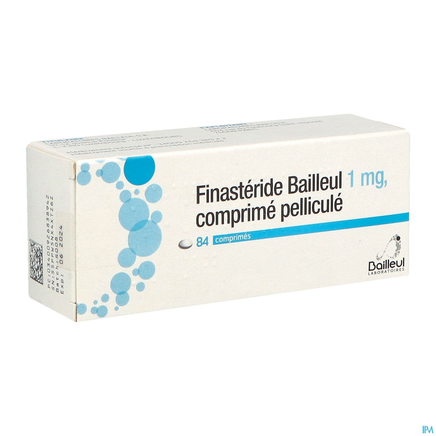 Finasteride Bailleul 1mg Comprime 84