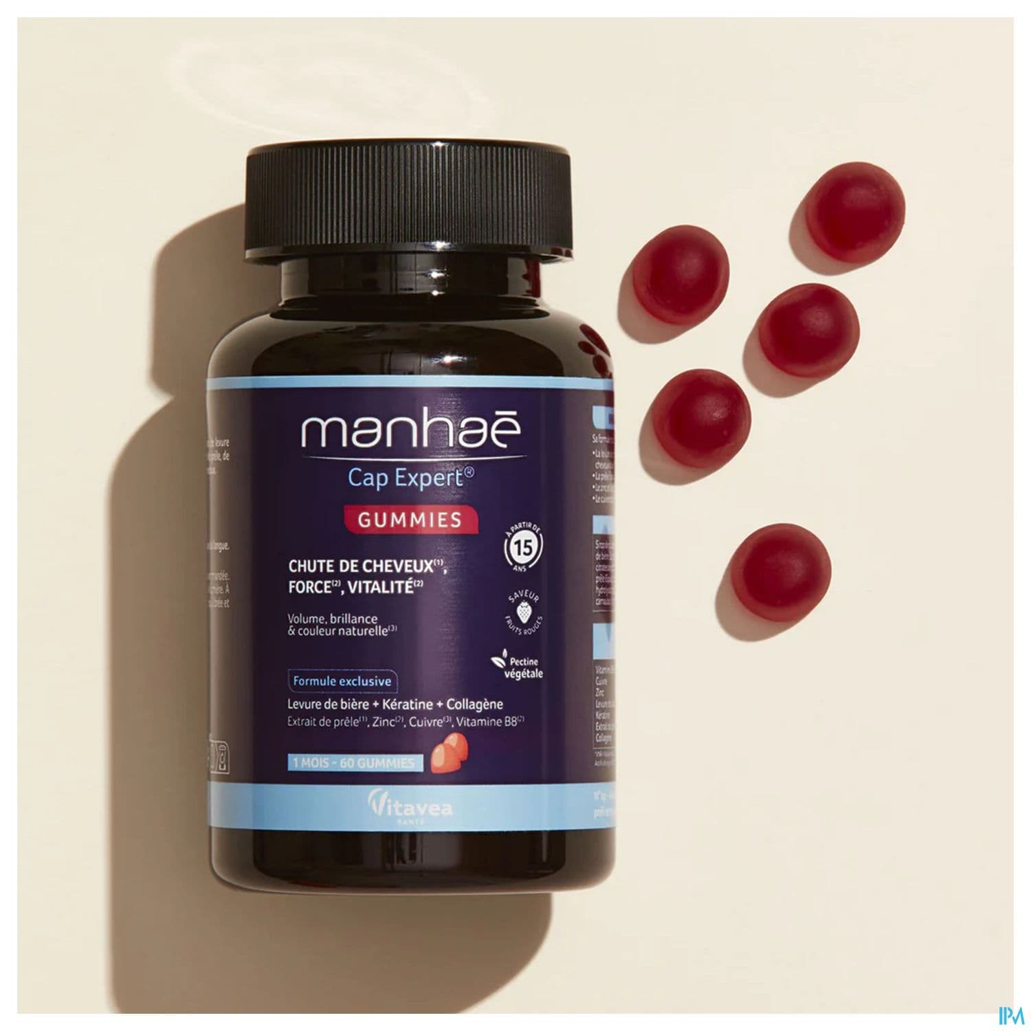 Vitavea Manhae Cap Expert Chute De Cheveux Gummies 60
