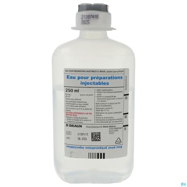 EAU PPI BBRAUN ECOFLAC 250ML 1