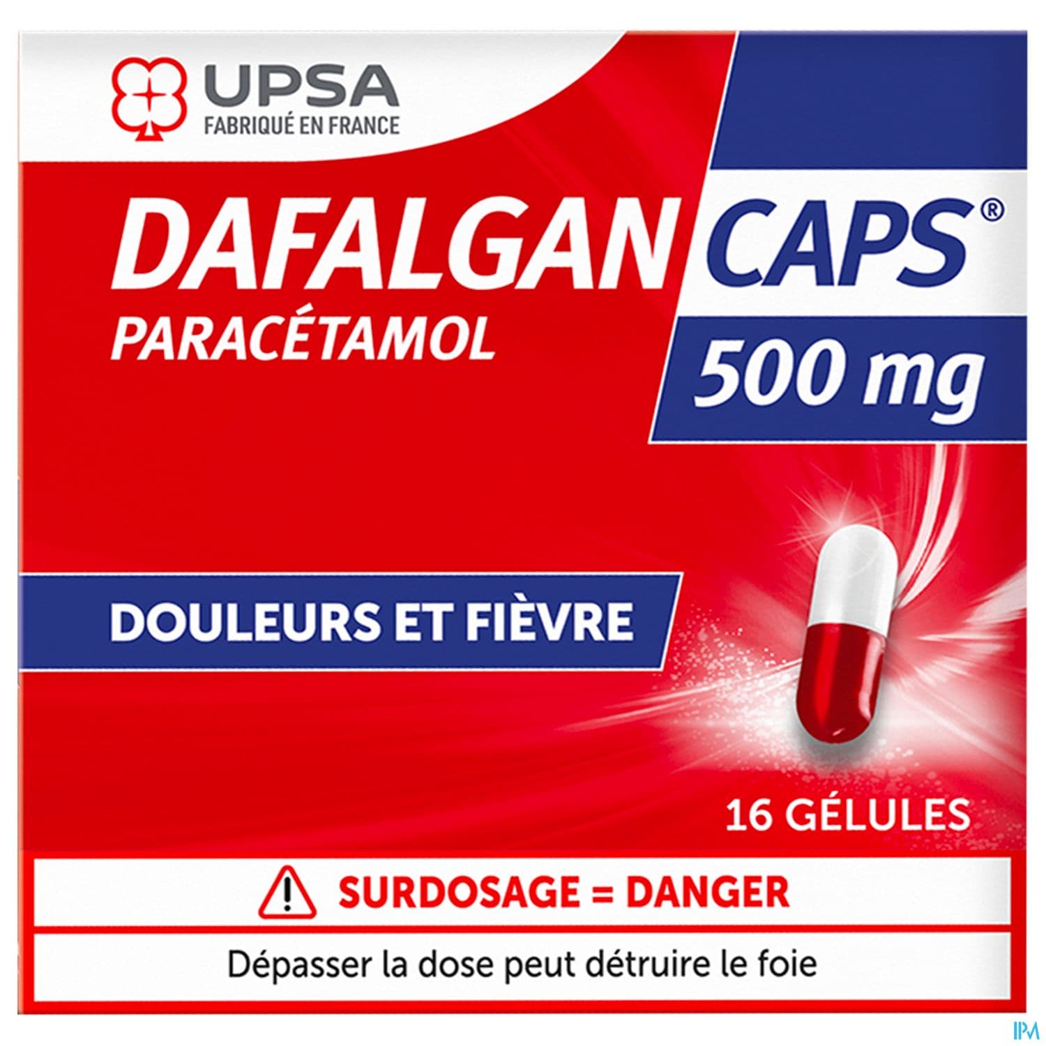 Dafalgancaps 500mg Gelule 16
