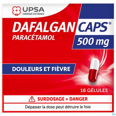 Dafalgancaps 500mg Gelule 16