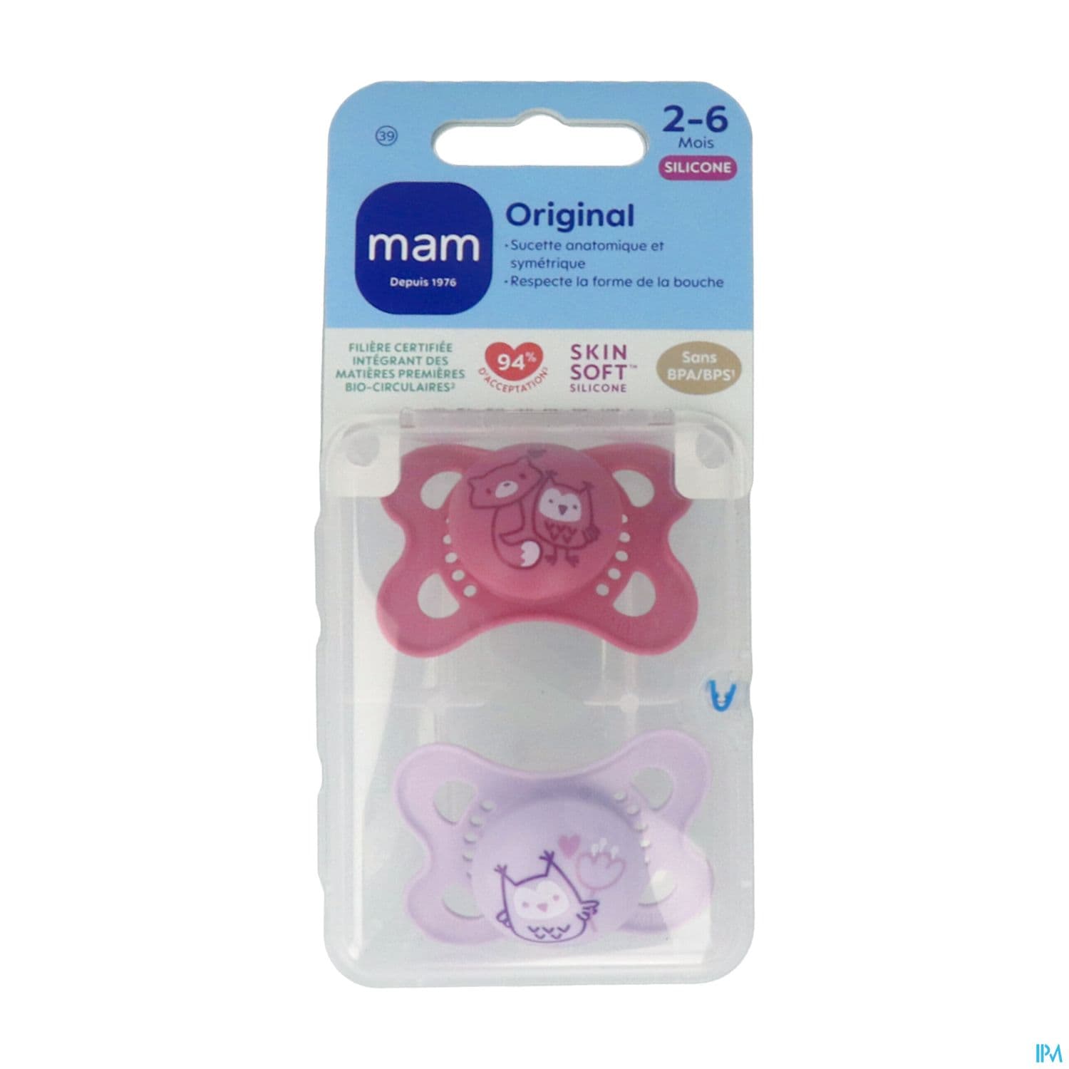 SUCET MAM ORIGIN NATUR SIL 2-6M X2
