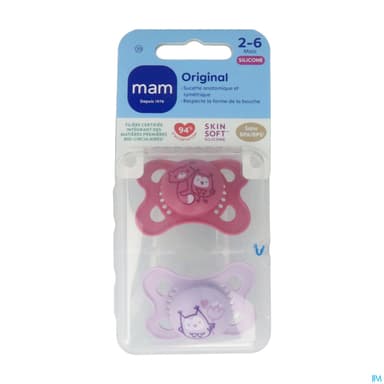 SUCET MAM ORIGIN NATUR SIL 2-6M X2