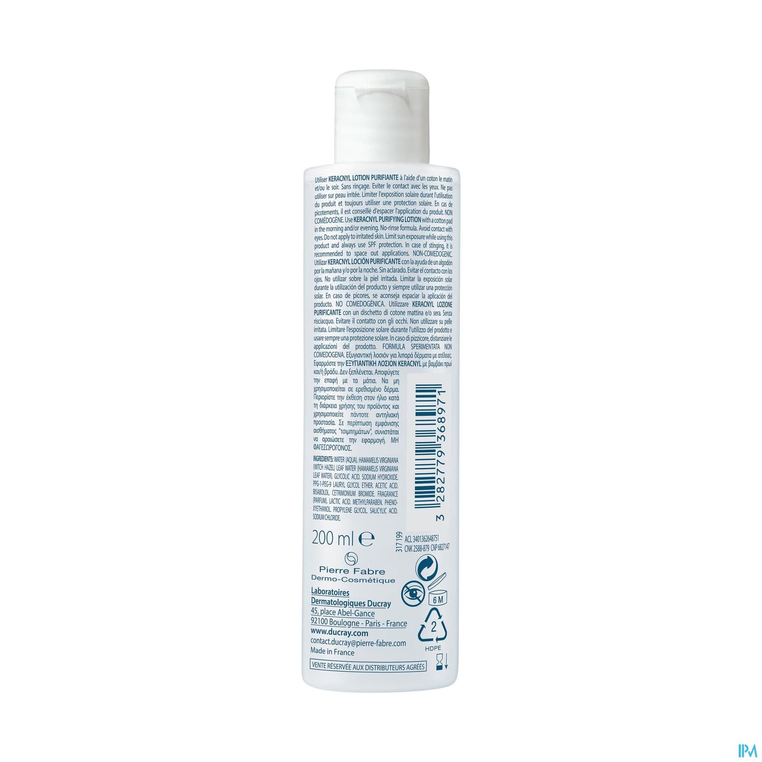 KERACNYL LOT PURIF FL/200ML