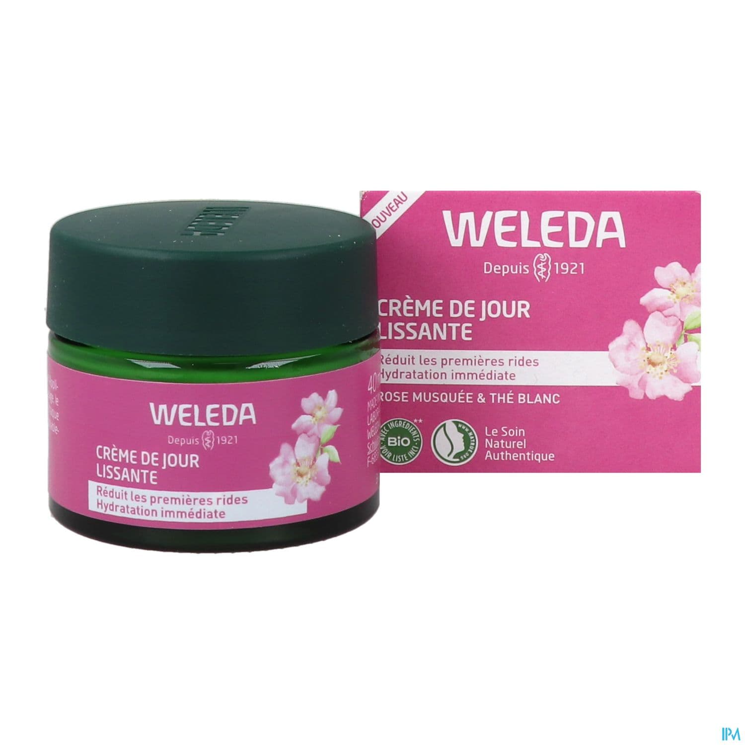 Weleda Rose The Blanc Creme De Jour Lissante Bio 40ml