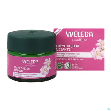 Weleda Rose The Blanc Creme De Jour Lissante Bio 40ml