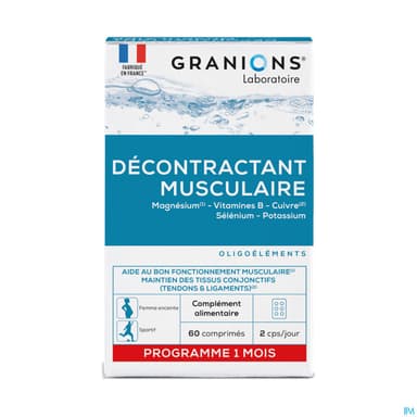 Granions Decontractant Musculaire Comprime 60