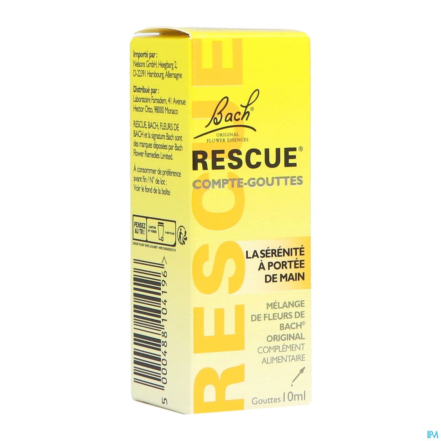 Rescue Bach Compte Gouttes 10ml