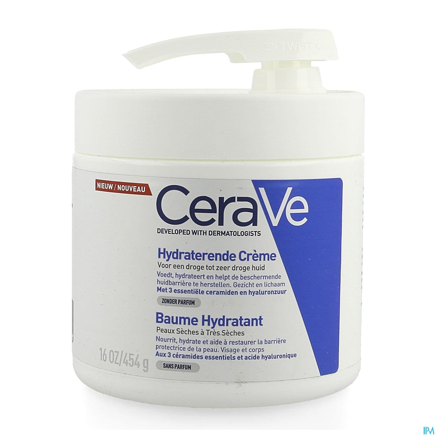 CERAVE BAUME HYDRA POT POMPE 454G