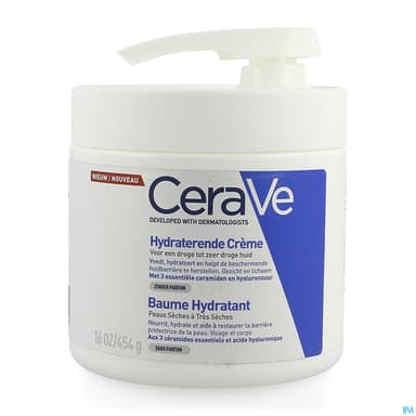 CERAVE BAUME HYDRA POT POMPE 454G