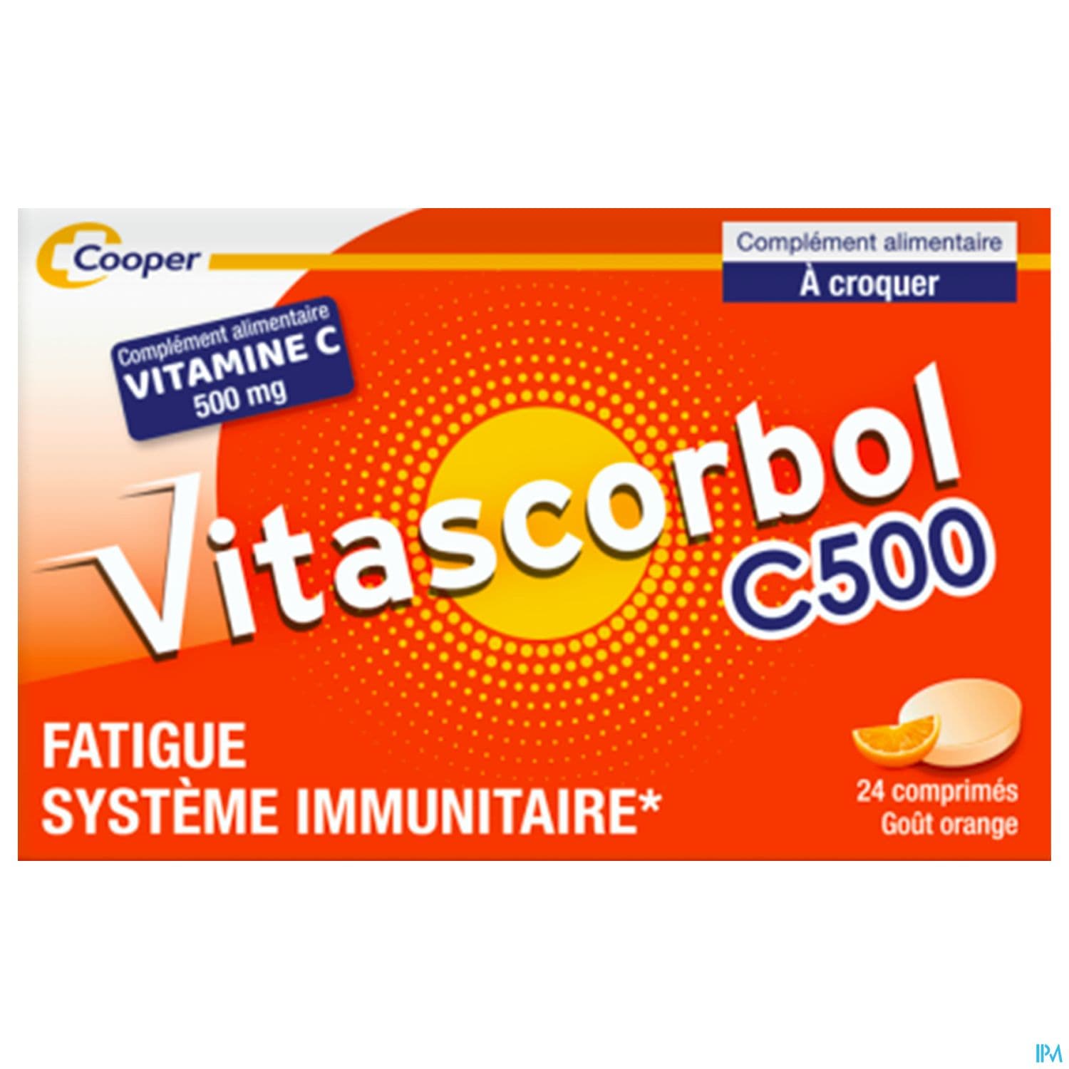 Cooper Vitascorbol Vitamine C500 Comprime A Croquer 24