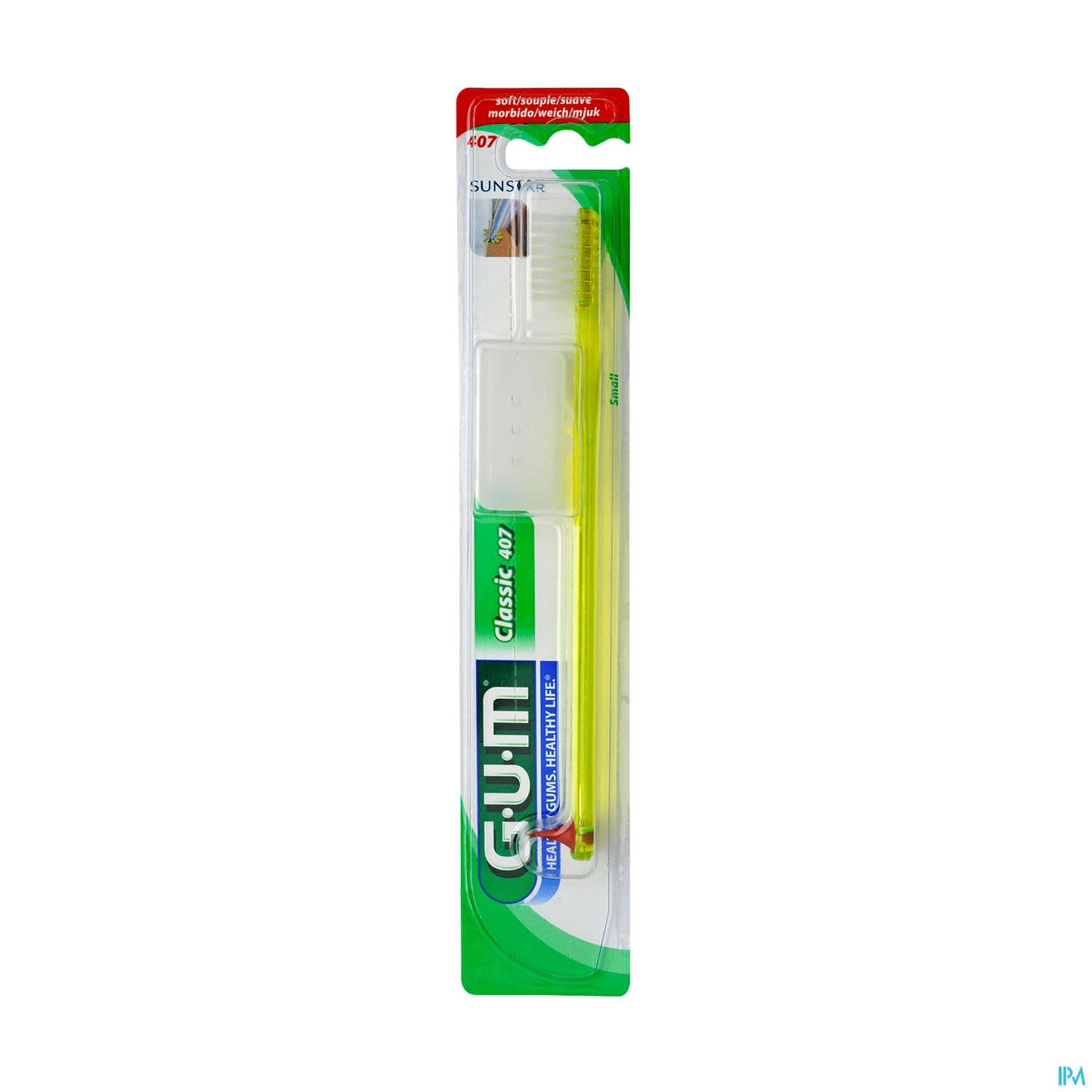 Gum classic brosse à dents souple small (modèle 407)