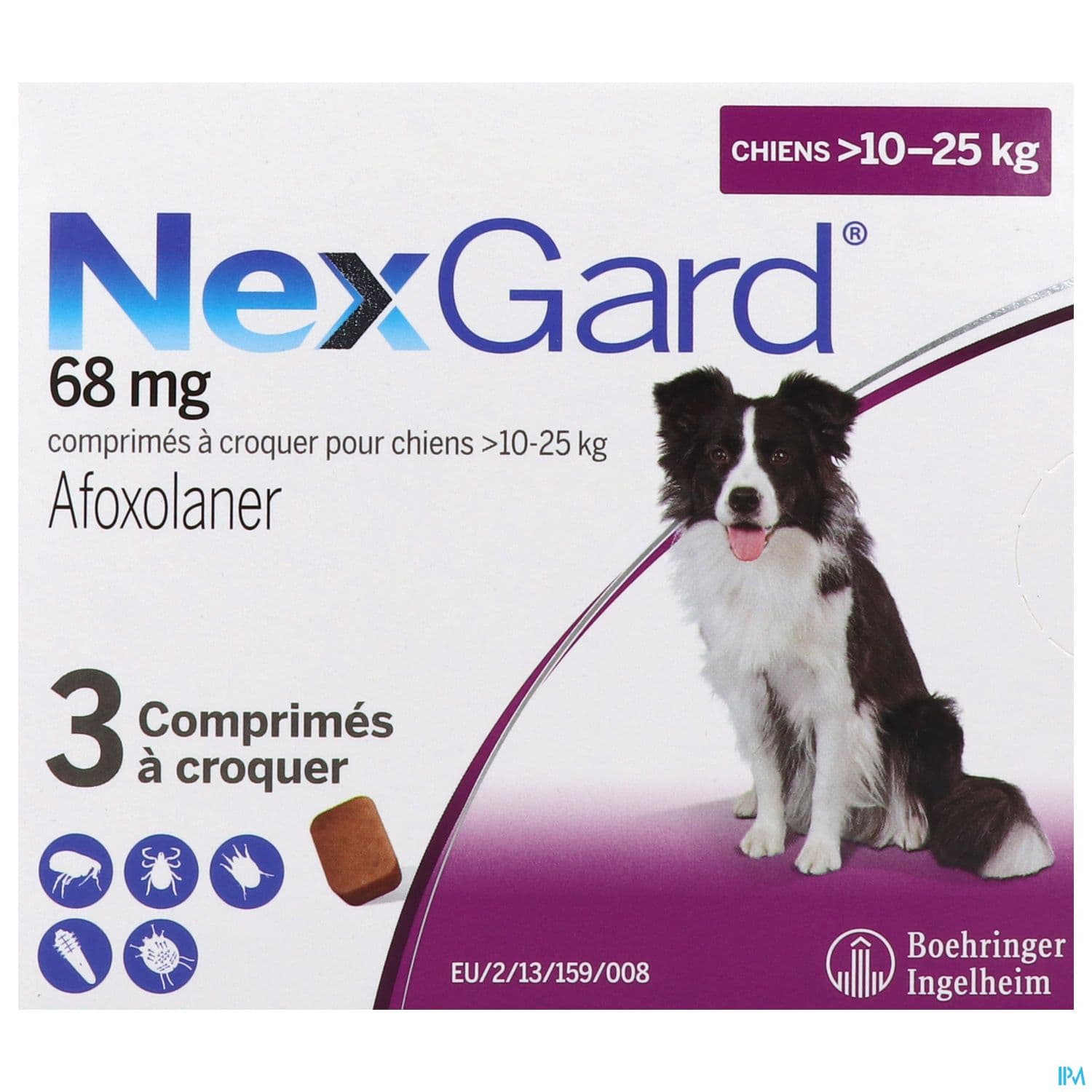 Nexgard 68mg Comprime A Croquer Chien 10/25kg 3