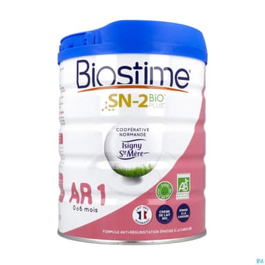 Biostime Antiregurgitation 0/6 Mois Bio Poudre 800g