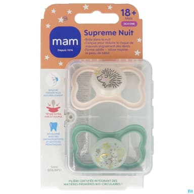SUCET MAM SUPREME NUIT SIL 18+M X2