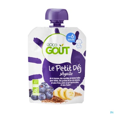 GOODGOUT PETIT DEJ MYRTILLE 70G