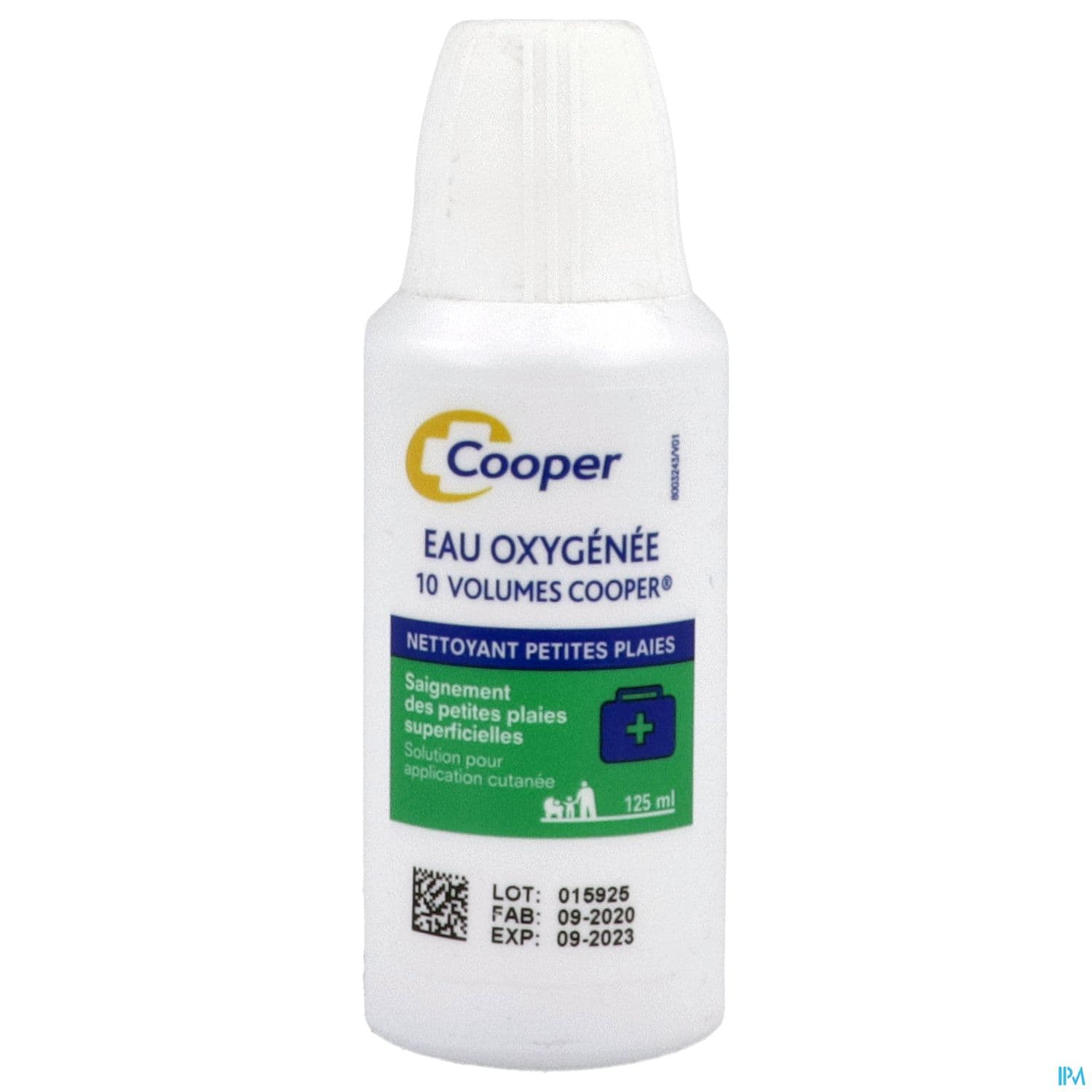 Cooper Eau Oxygenee 10volumes Solution Pour Application Cutanee 125ml