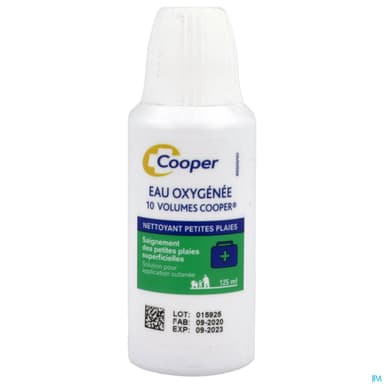 Cooper Eau Oxygenee 10volumes Solution Pour Application Cutanee 125ml
