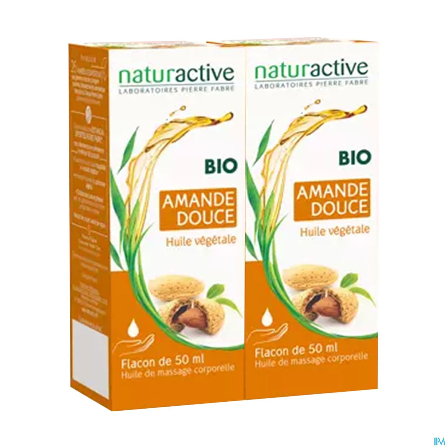 NATURACTIV HV AMANDE DOUCE 50ML X2