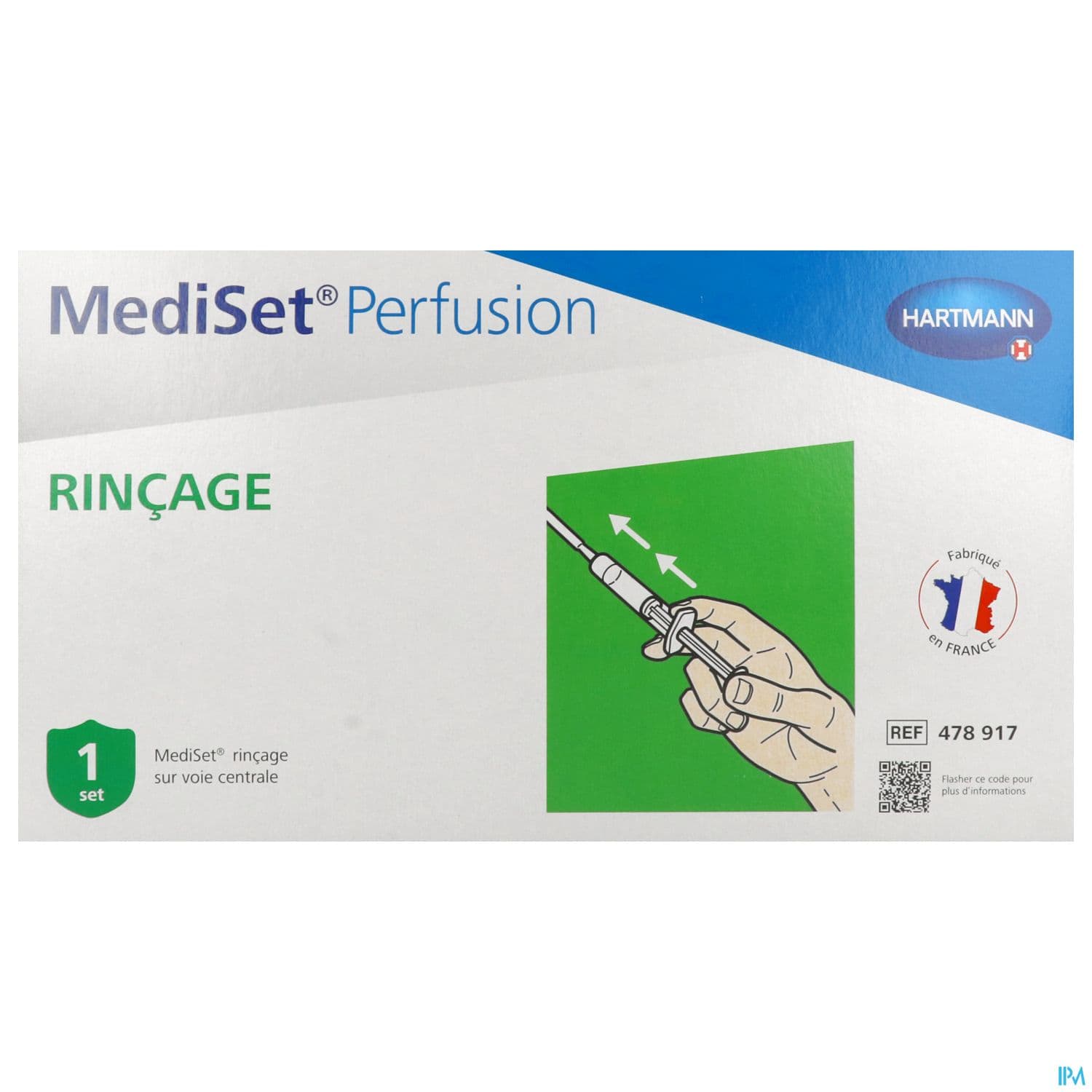 Hartmann Mediset Perfusion Set De Rincage Sur Voie Centrale