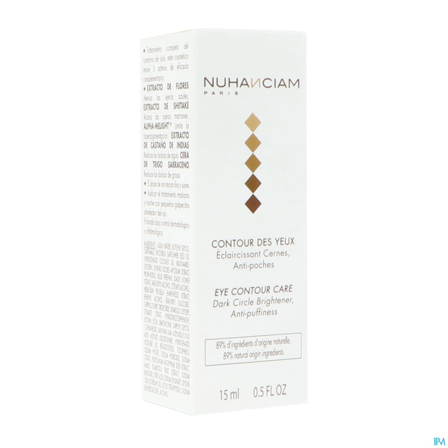 Nuhanciam Contour Des Yeux Eclaircissant Cernes Antipoches 15ml