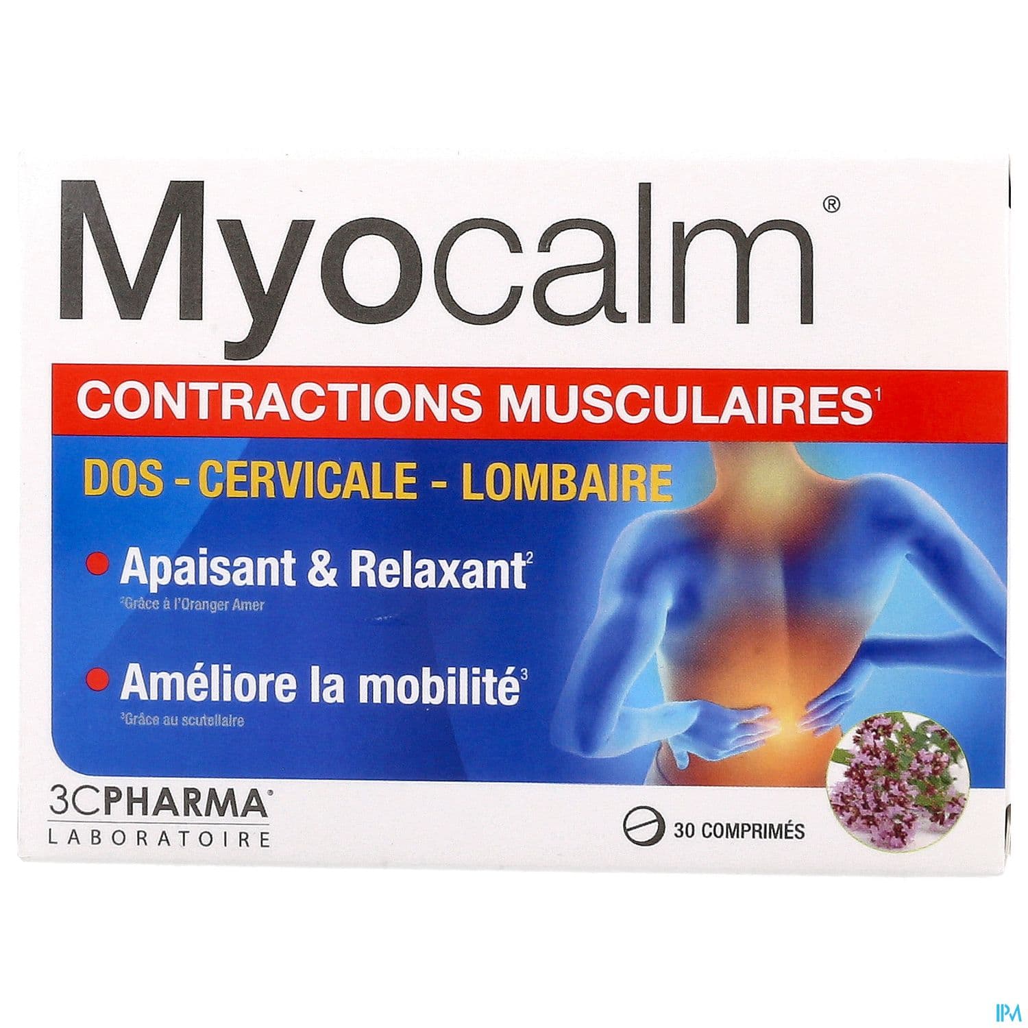 3C PHARMA MYOCALM CPR 30