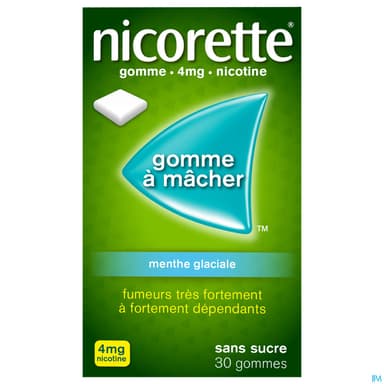 NICORETTE 4MG GOMME MENT GLA SS 30