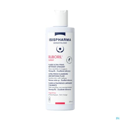 Isispharma Ruboril Lotion Lait Demaquillant Apaisant 250ml