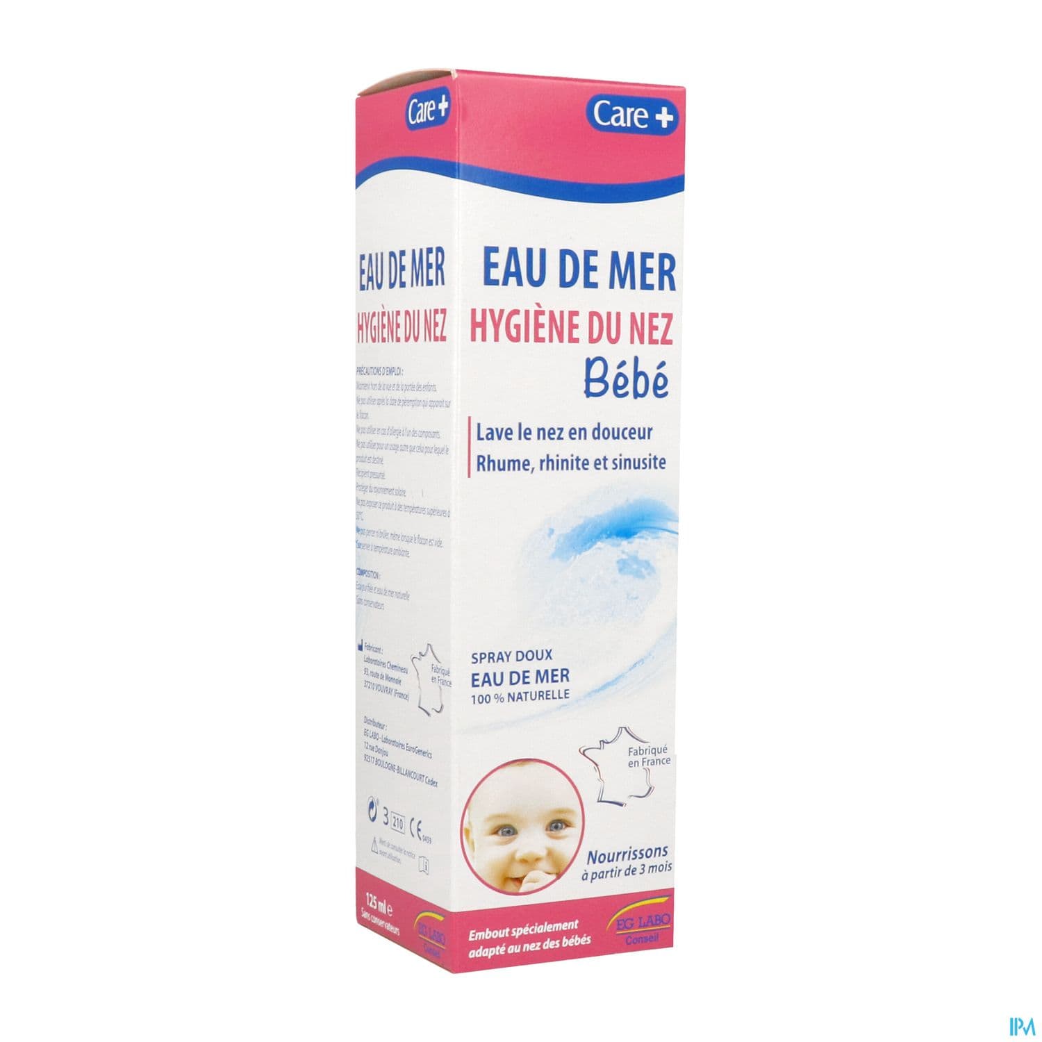 CARE+ EAU DE MER HYG NEZ BB 125ML