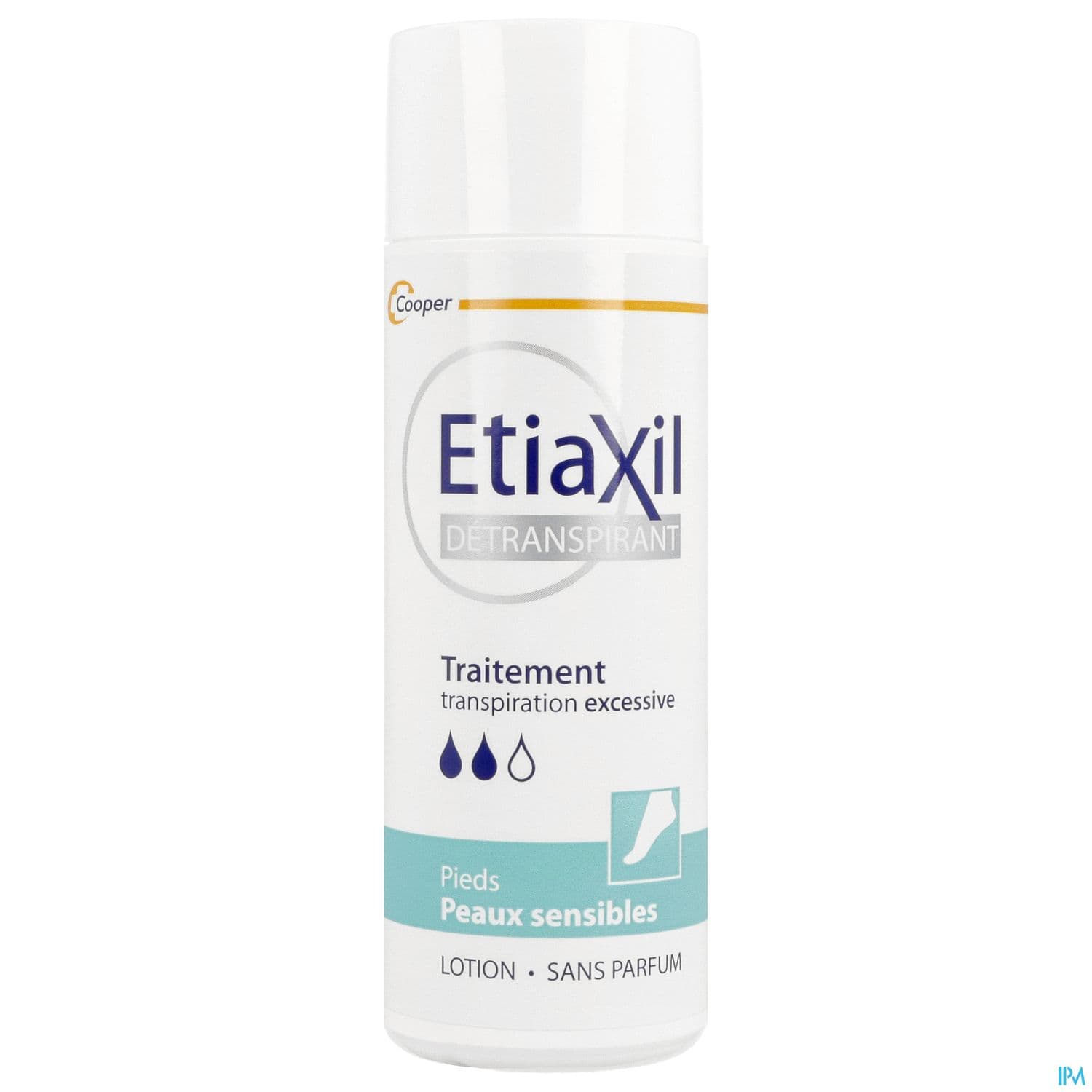 Cooper Etiaxil Detranspirant Pieds Lotion Peaux Seches 100ml