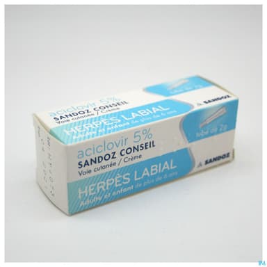 ACICLOVIR 5% SANDOZ CONS CR TUB 2G