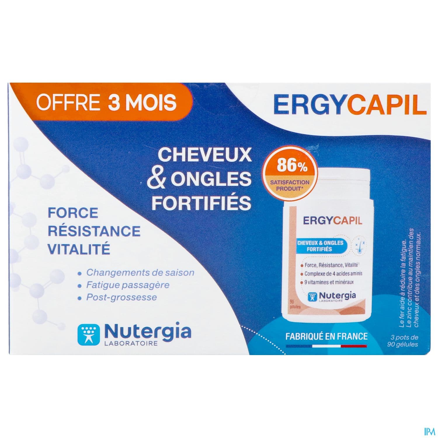 ERGYCAPIL GELULE 3X90