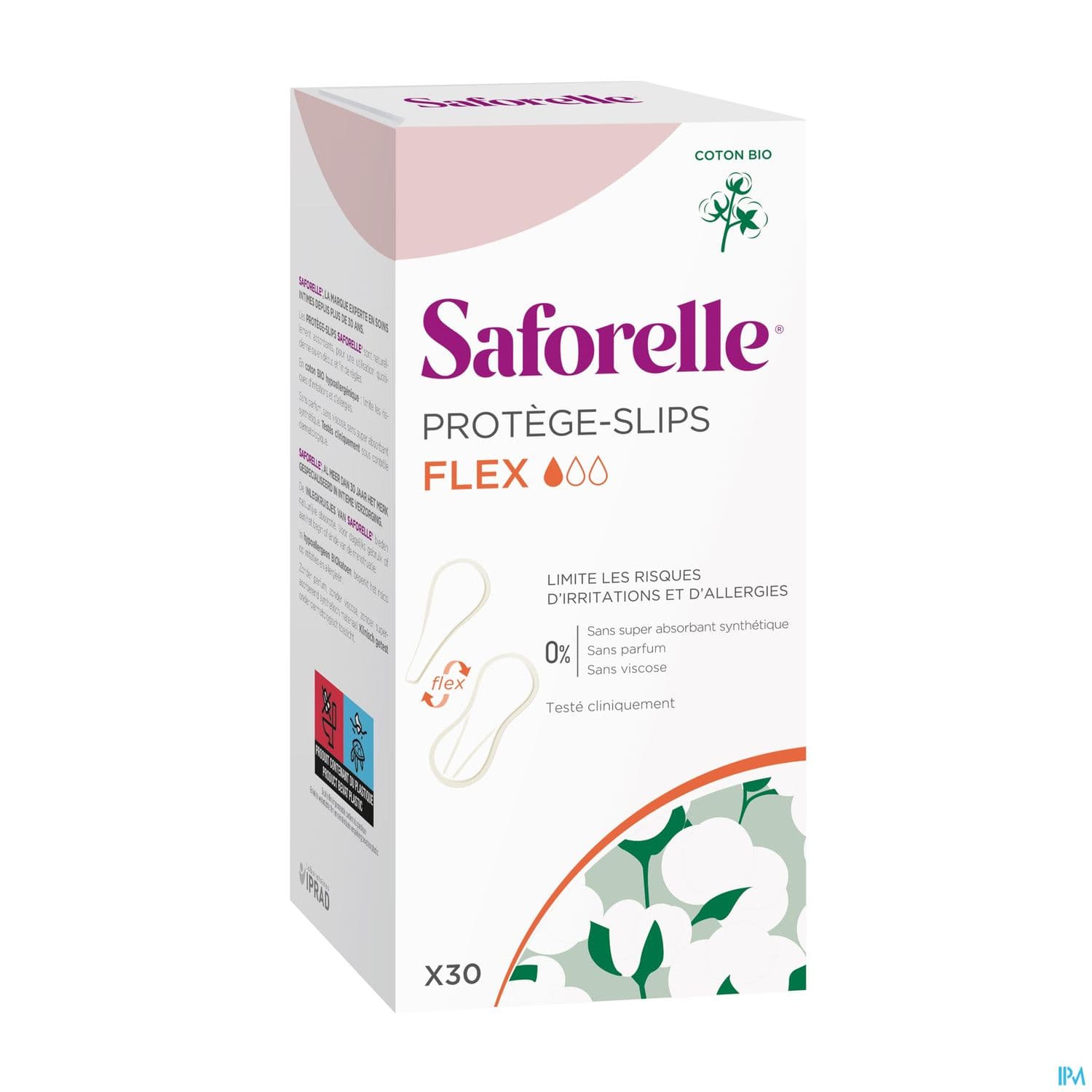 SAFORELLE COTON PROT SLIP FLEX 30