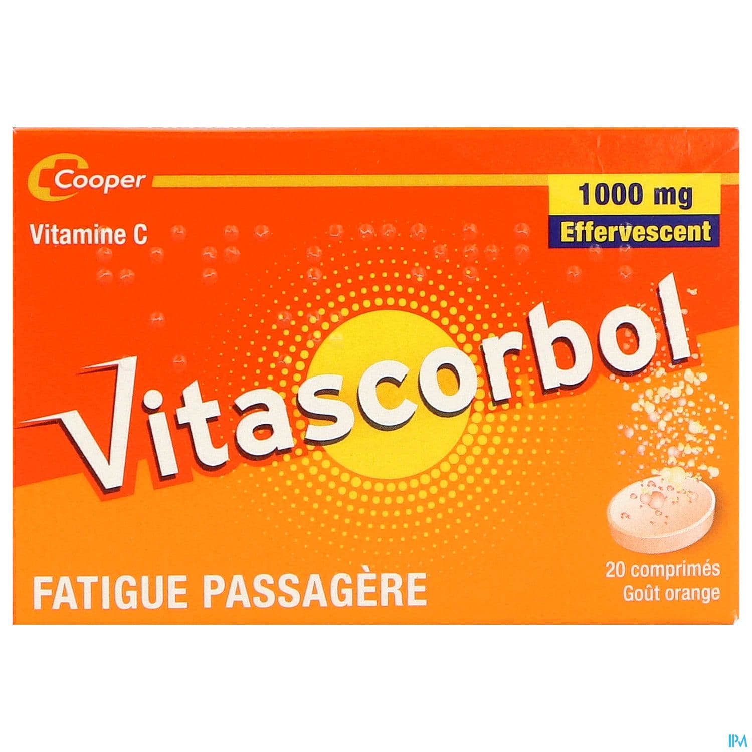 Vitascorbol 1g Comprime Effervescent 20
