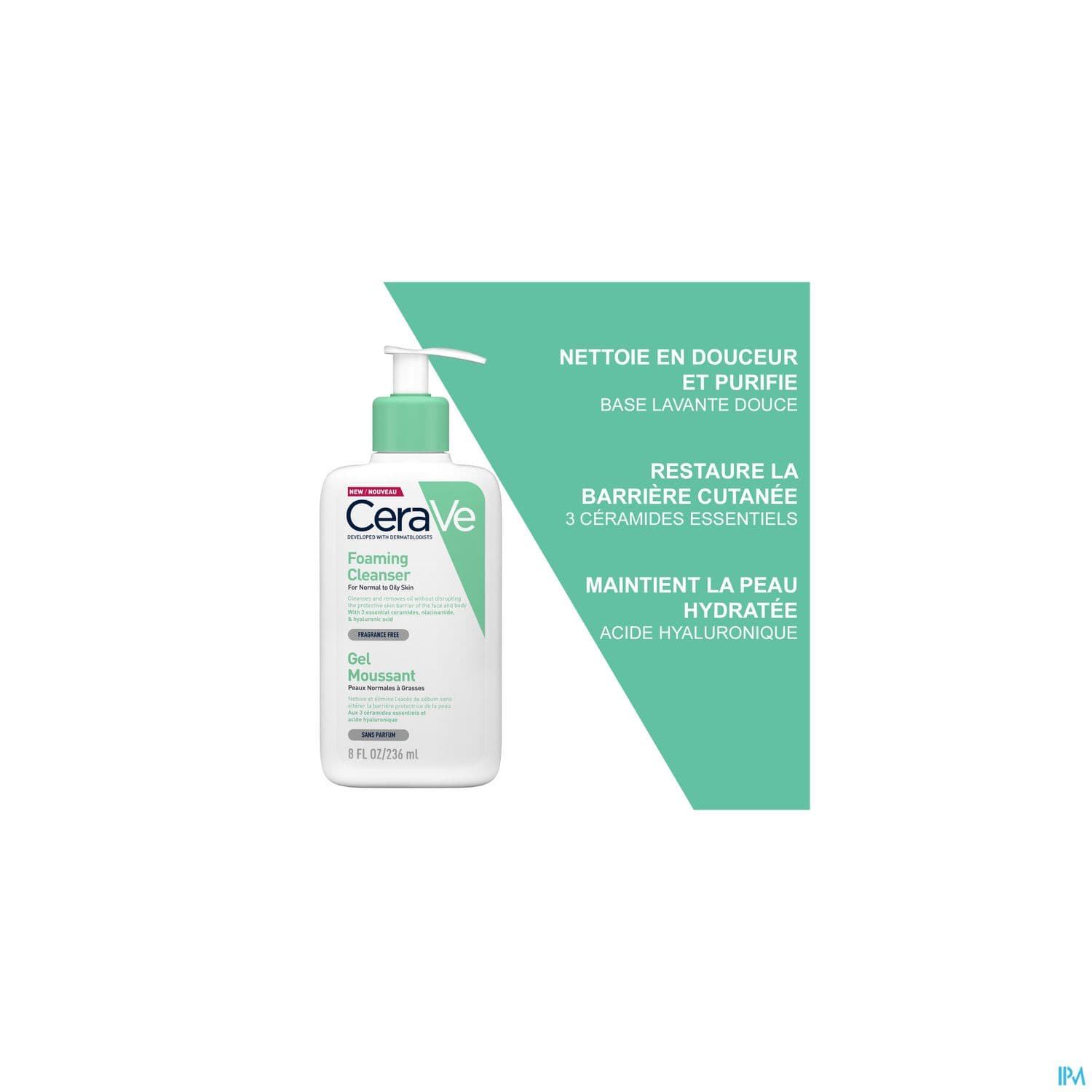 CERAVE GEL MOUSSANT 236ML