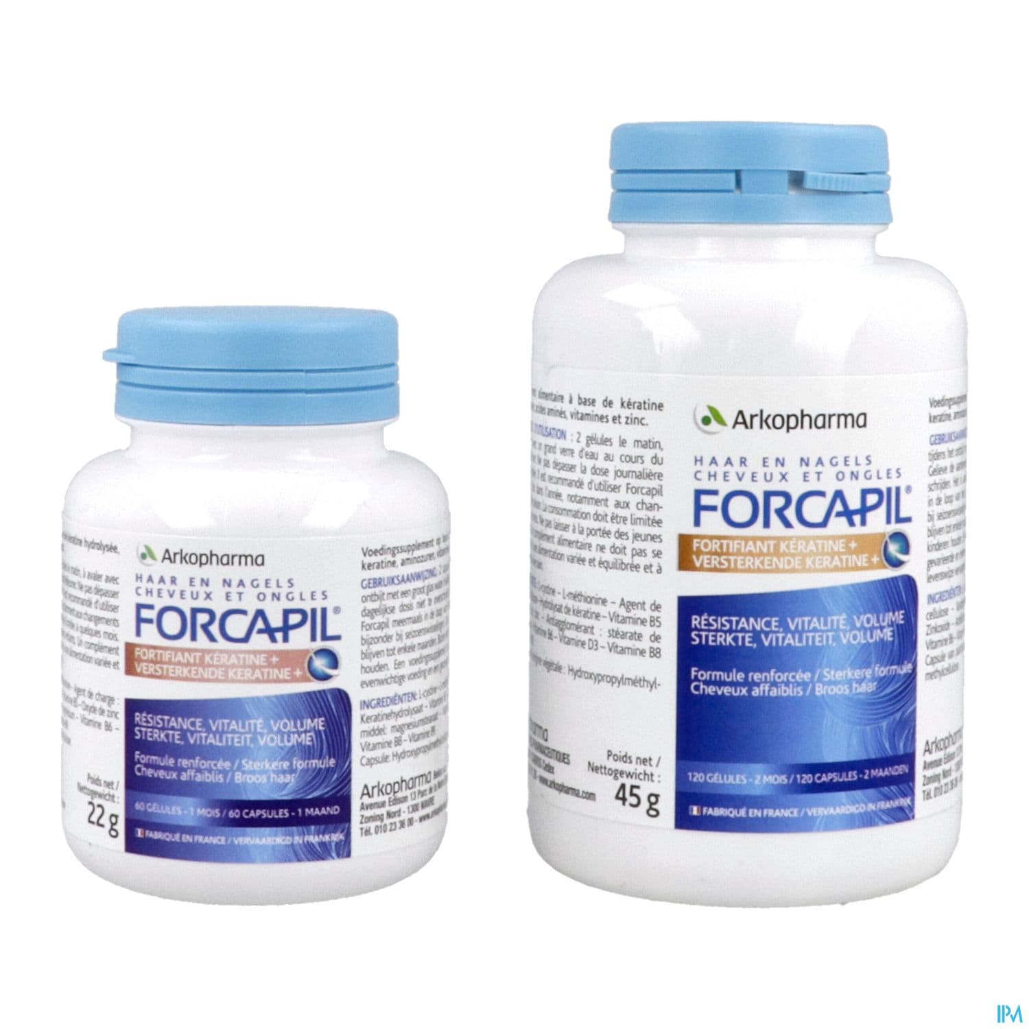 FORCAPIL FORTIFIANT+KERAT GELUL180