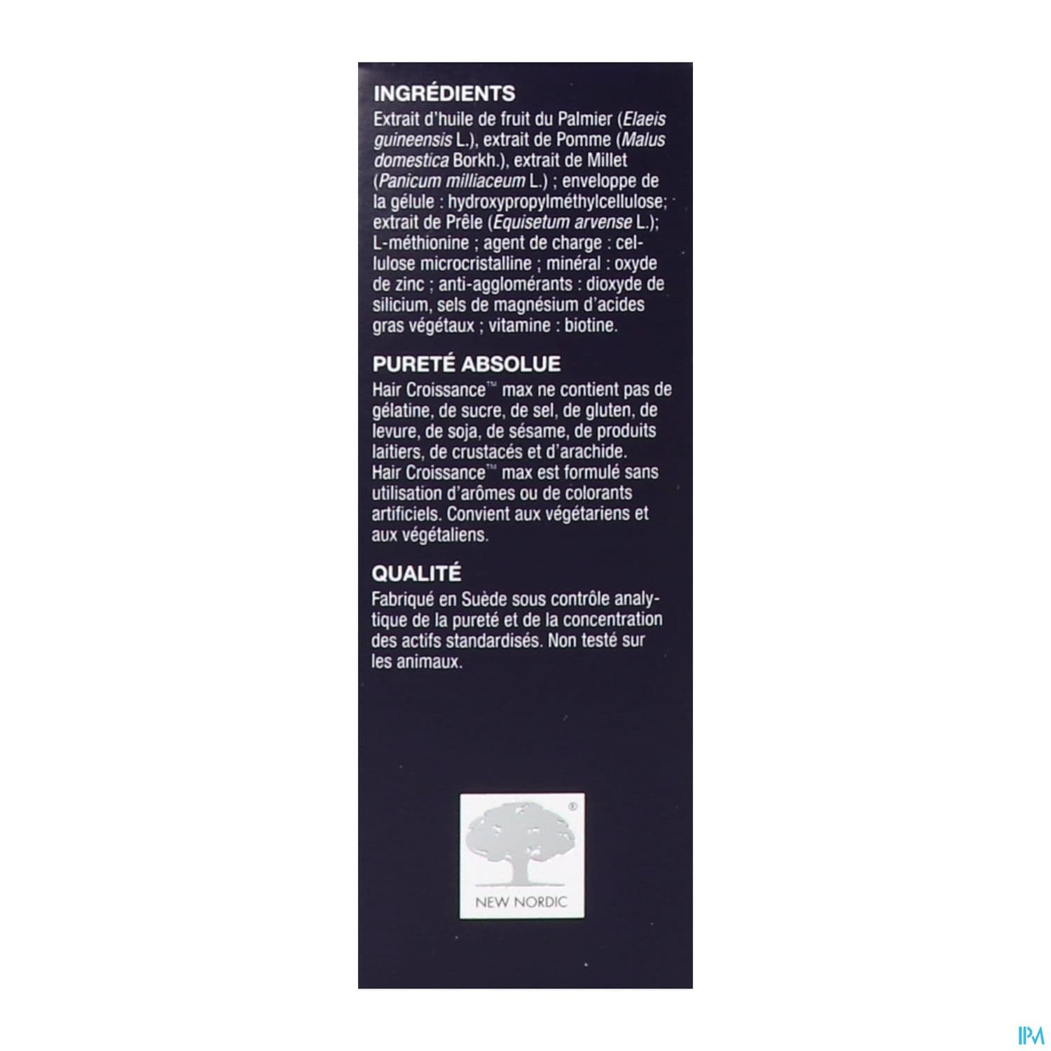 New Nordic Hair Croissance Max Gelule 60