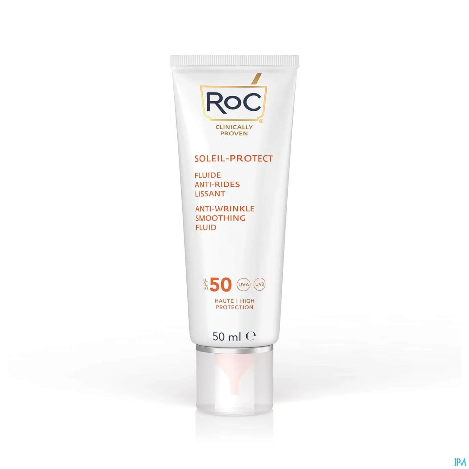 Roc Soleil Protect Visage Fluide Antirides Lissant Spf50+ 50ml