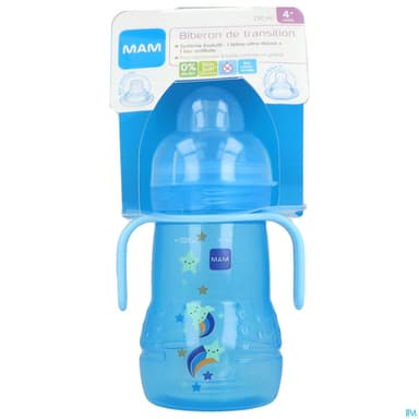 BIB MAM TRANSI GARCON SILIC 220ML